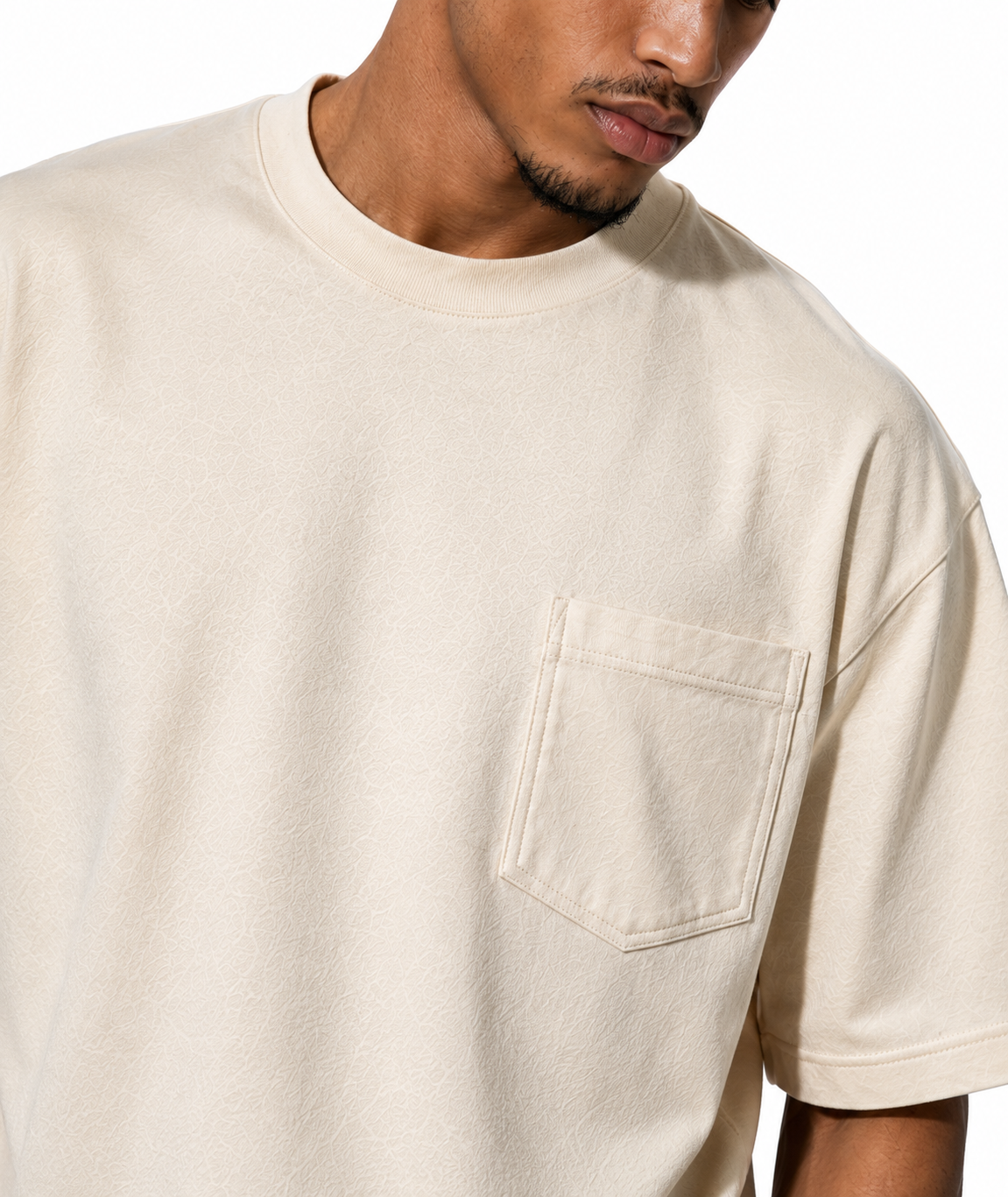 Plain Pocket T-shirt / Off white
