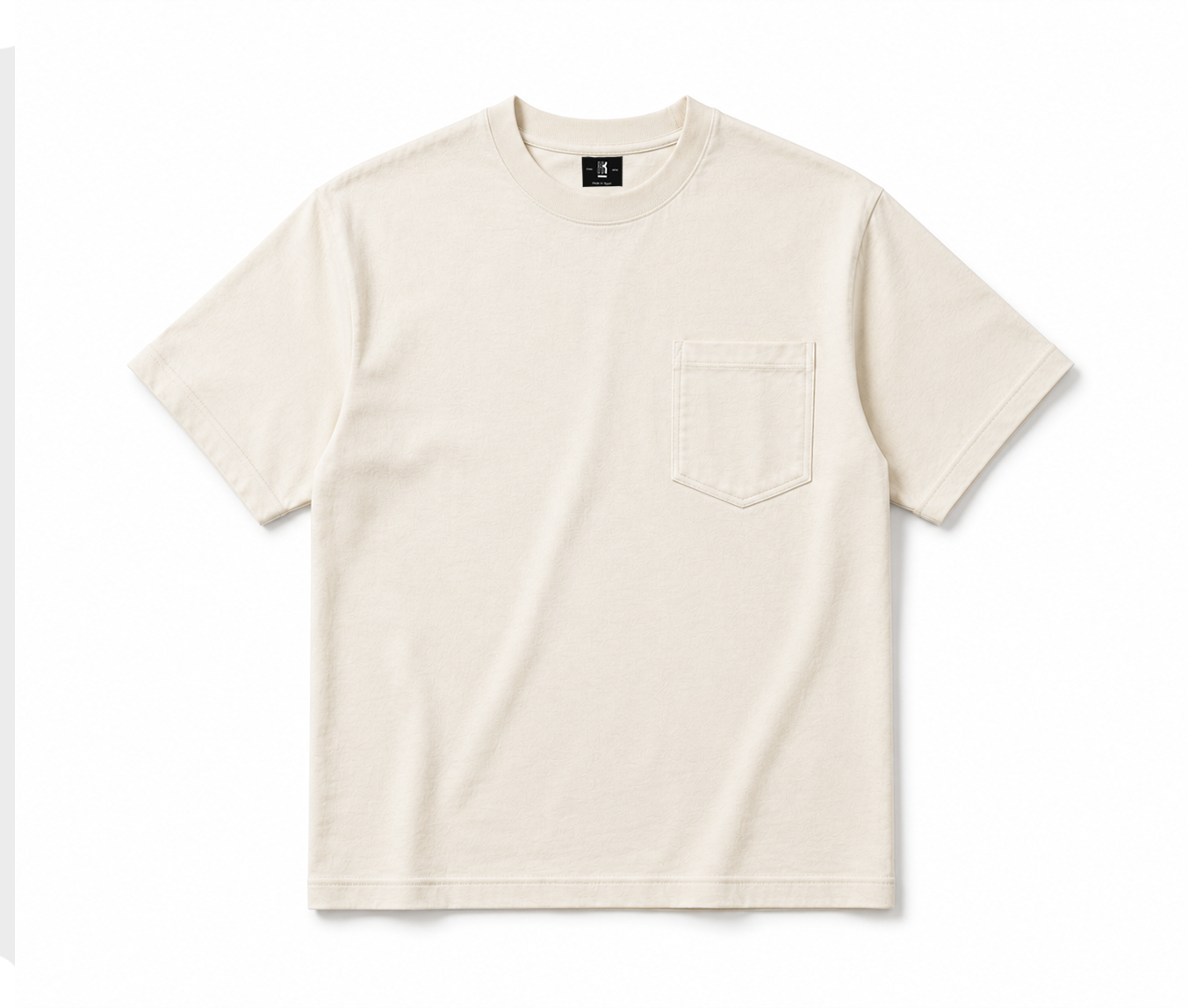 Plain Pocket T-shirt / Off white