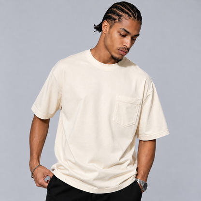 Plain Pocket T-shirt / Off white